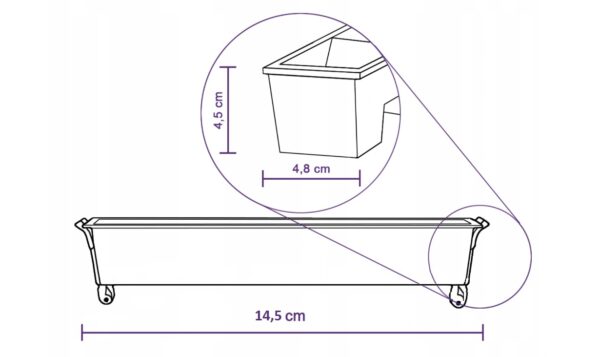 Lampa liniowa LED podtynkowa 10W 4000K CZARNA LEX Lampa liniowa LED podtynkowa 10W 4000K CZARNA LEX