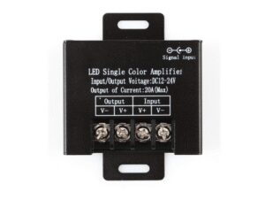 Wzmacniacz sygnału 20A do taśm LED 12V i 24V