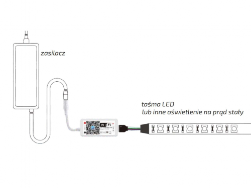 Sterownik LED RGB WiFi Android/IOS Magic Home Sterownik LED RGB WiFi Android/IOS Magic Home