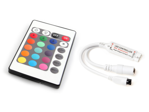 Sterownik RGB z pilotem IR do taśm LED 12V 72W