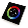 Sterownik RGB dotykowy naścienny czarny 12V/24V Sterownik RGB dotykowy naścienny czarny 12V/24V