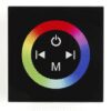 Sterownik RGB dotykowy naścienny czarny 12V/24V Sterownik RGB dotykowy naścienny czarny 12V/24V