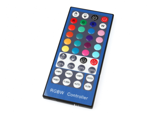 Sterownik LED RGBW z pilotem IR (40 przycisków)