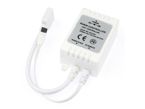 Sterownik LED RGBW z pilotem IR (40 przycisków)