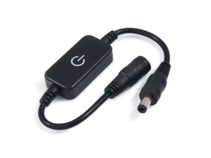 Włącznik dotykowy ze ściemniaczem Mini Czarny