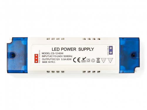 Zasilacz do taśm LED 12V meblowy 60W 5A