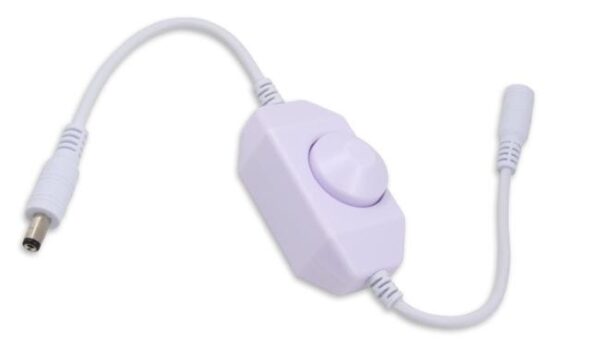 Ściemniacz LED biały z pokrętłem 12V/72W 24V/144W Ściemniacz LED biały z pokrętłem 12V/72W 24V/144W