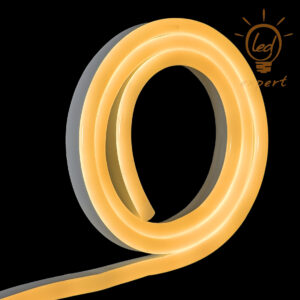 Wąż LED Neon 12V 15x25 IP67 PVC Żółty cięcie co 10 cm