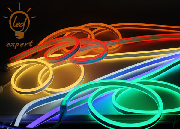 Neon LED 230V 8x17 dwustronny IP67 Naturalny 1m Neon LED 230V 8x17 dwustronny IP67 Naturalny 1m