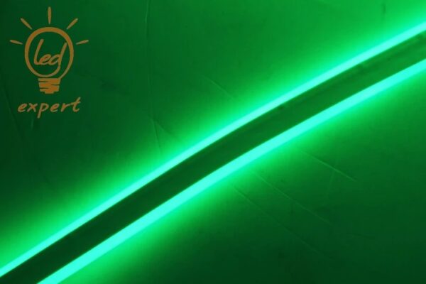 Neon LED 230V 8x17 dwustronny IP67 Pomarańczowy 1m