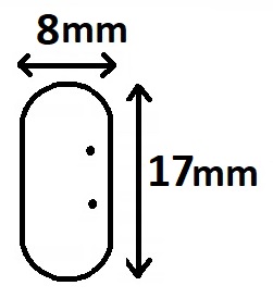 Neon LED 230V 8x17 dwustronny IP67 Żółty 1m Neon LED 230V 8x17 dwustronny IP67 Żółty 1m