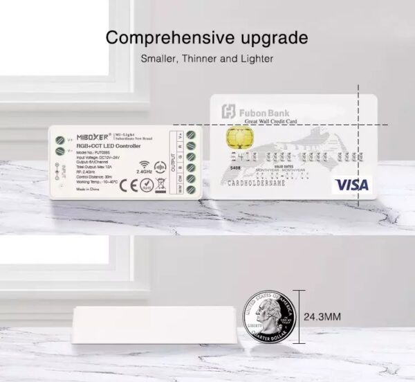 MiLIGHT FUT039S sterownik RGB/RGBW/RGB+CCT 12-24V