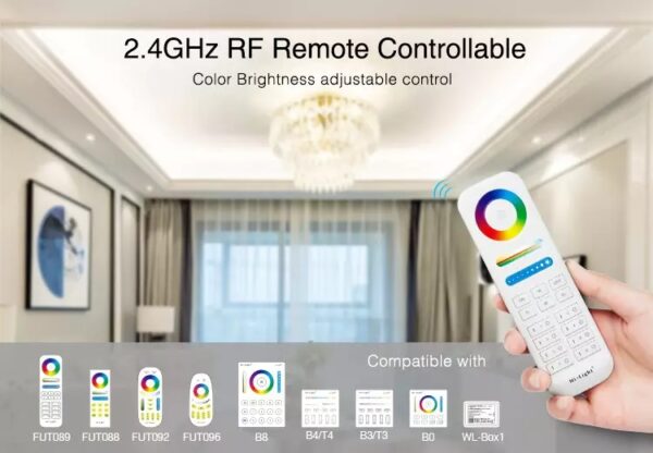 MiLIGHT FUT038S sterownik LED RGB/RGBW 12A 12-24V