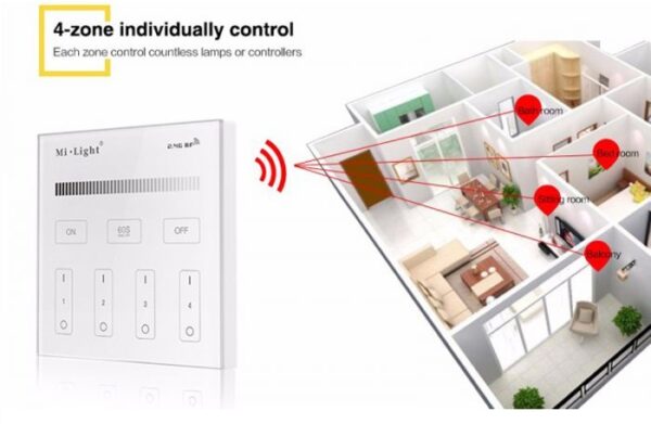 Sterownik dotykowy MiLight B1 Mono - bateryjny