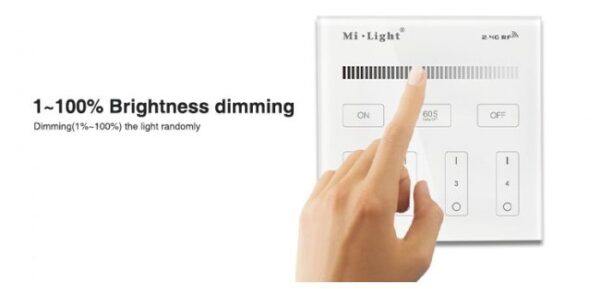 Sterownik dotykowy MiLight B1 Mono - bateryjny