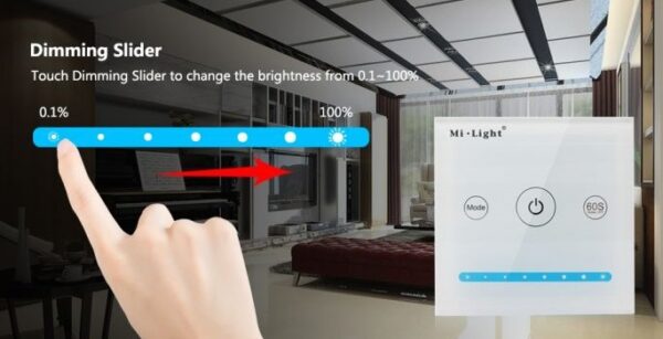 Ściemniacz LED dotykowy MiLight P1 12V/24V 10A