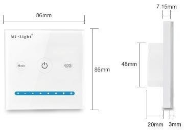 Ściemniacz LED dotykowy MiLight P1 12V/24V 10A