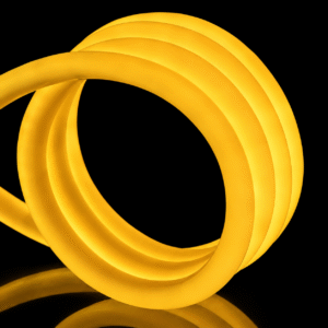 Neon LED 16mm 360° 24V IP67 Złoty Żółty co 10cm