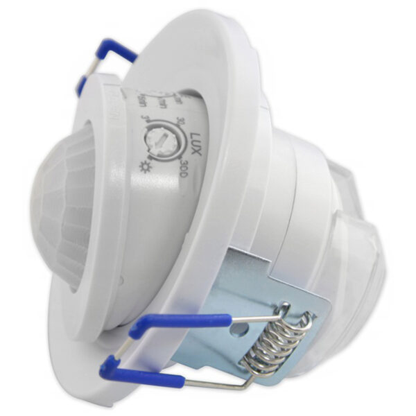 Czujnik ruchu PIR do LED 180st. WPUSZCZANY regul.