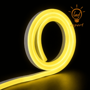 Neon LED FLEX 24V IP67 PVC 8x16 Cytrynowy cięcie co 10 cm
