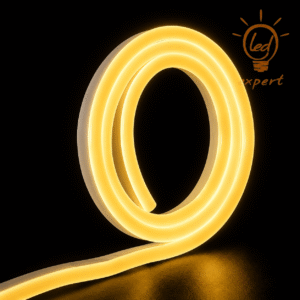 Neon LED 230V IP67 PVC 8x16 Żółty - 1 metr