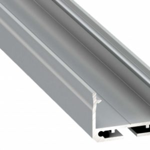 Profil LED nawierzchniowy SILEDA srebrny anodowany 2 m