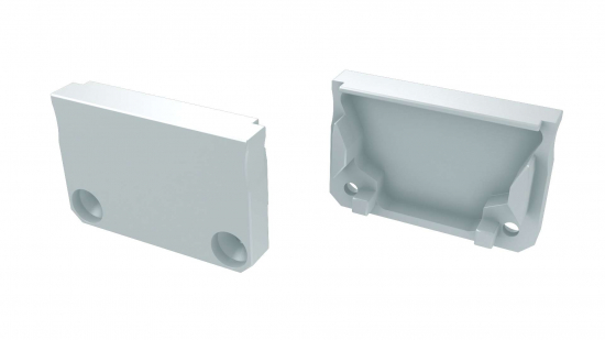 Zaślepka ALU do profilu SILEDA biała