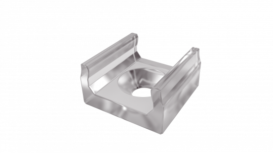 Uchwyt montażowy MINI transparentny do profilu typ X