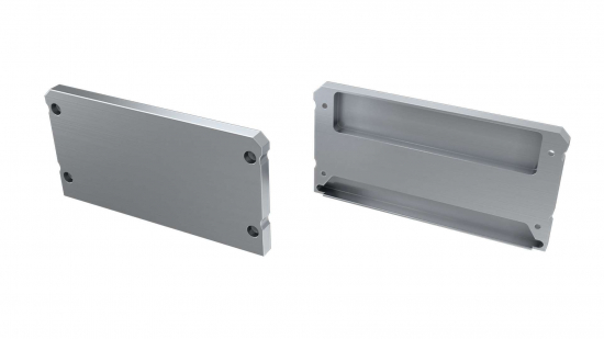 Zaślepka ALU do profilu LARGO srebrna