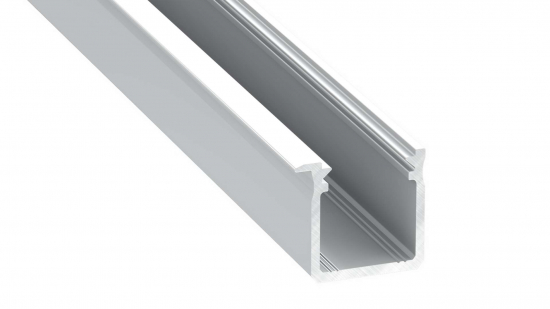 Profil LED wpuszczany typ J srebrny anodowany 1 m