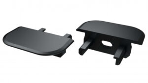 Zaślepka ALU do profilu typ Z czarna z otworem