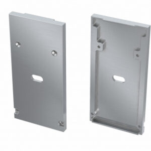 0a384d39c182c261c8da4c567f79 Zaślepka ALU do profili DULIO srebrna z otworem