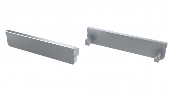 Zaślepka ALU do profilu SOLIS srebrna