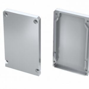 Zaślepka ALU do profili CLARO srebrna