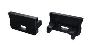 Zaślepka do profilu typ A czarna z otworem