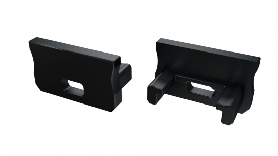 12922a9f033af144b3d13a5c6f92 Zaślepka ALU do profilu typ A czarna z otworem