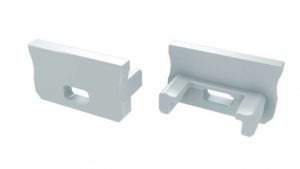 Zaślepka do profilu typ A biała z otworem