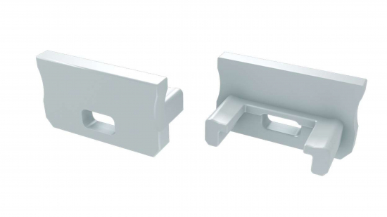 Zaślepka do profilu typ A biała z otworem