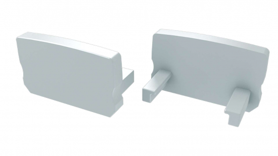 Zaślepka do profilu typ D HIGH biała