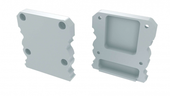 Zaślepka ALU do profili TALIA M1+TALIA biała