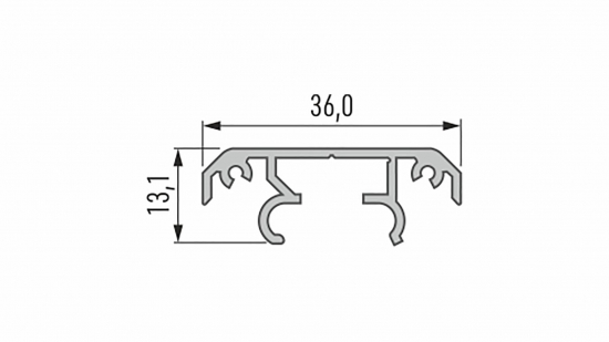 1f929f12761be14dd7b960aa4b14 Profil montażowy Talia M1 biały lakierowany 1 m
