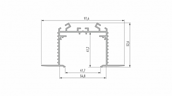 2030228eeb5a688c1c7cb692e1b8 Profil montażowy Talia M3 biały lakierowany 2 m