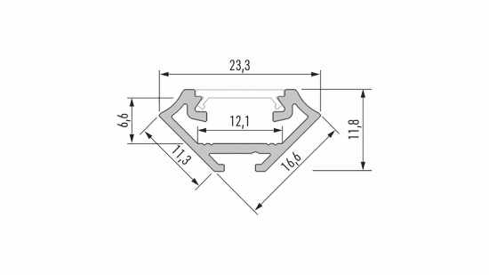204055f568eb9ee6da66e8c630c7 Profil LED kątowy typ C surowy 1 m