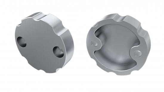 Zaślepka ALU do profilu typ COSMO srebrna