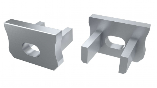 233c1269b238704fd2702fa478bd Zaślepka do profilu typ X szara z otworem