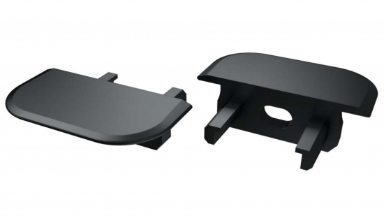 Zaślepka do profilu typ Z czarna z otworem