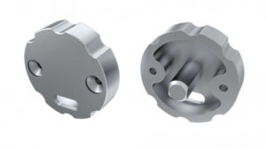 Zaślepka ALU do profilu typ COSMO srebrna regulacyjna z otworem