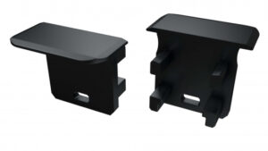 Zaślepka do profilu typ G W czarna z otworem