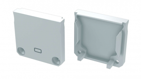 336fde79a0b760aa99d64763d091 Zaślepka do profilu DILEDA biała z otworem