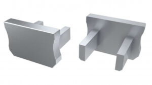 Zaślepka do profilu typ X szara